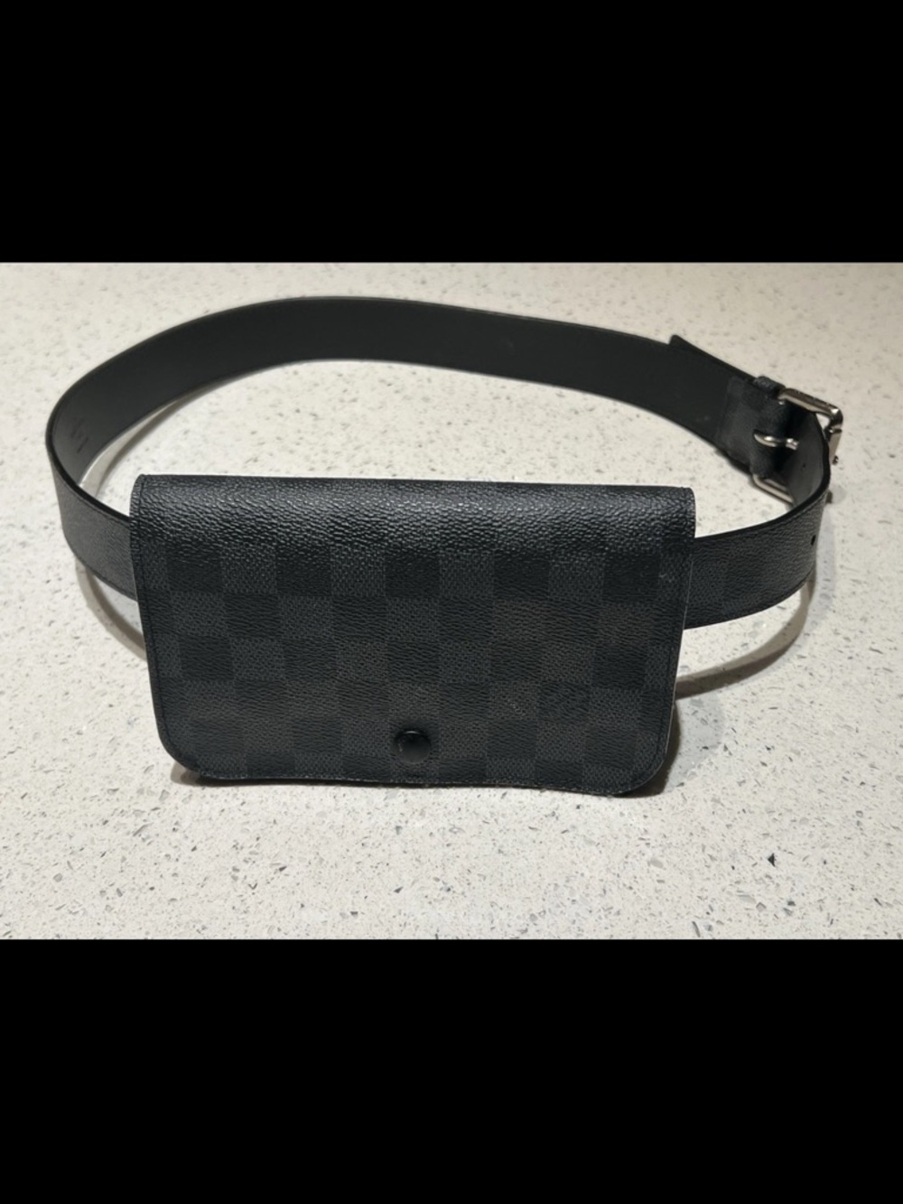 Louis Vuitton damier waist belt bag